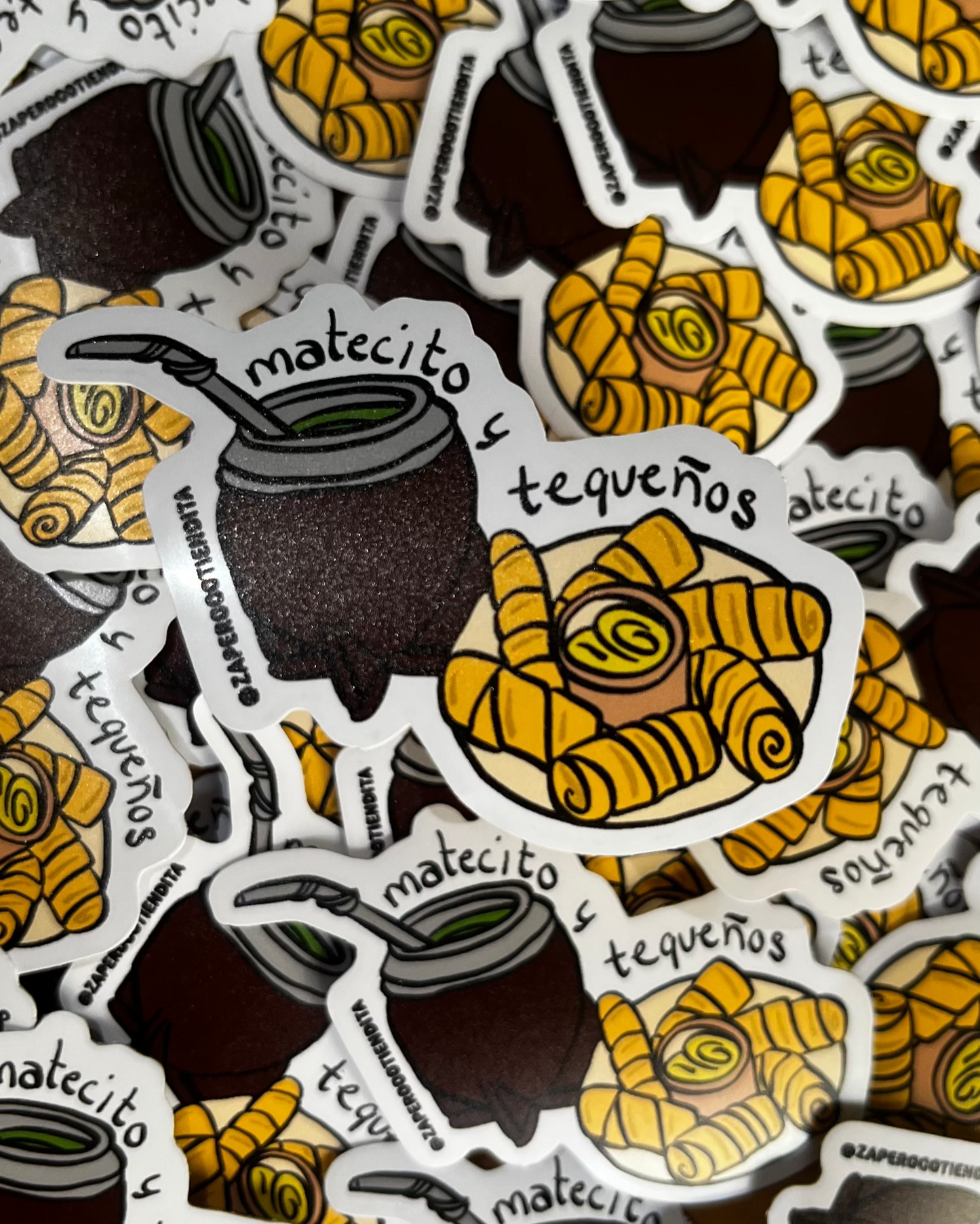 Sticker Matecito y Tequeños