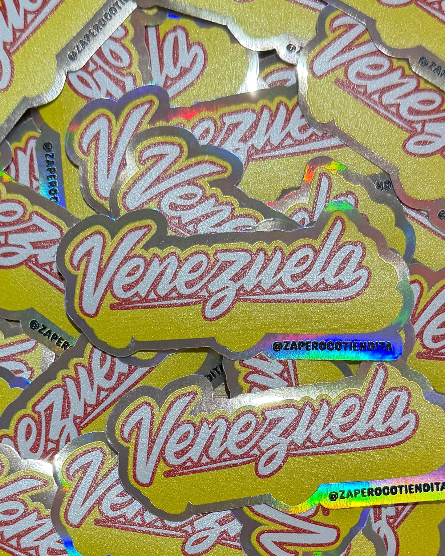 Sticker Venezuela Holográfico