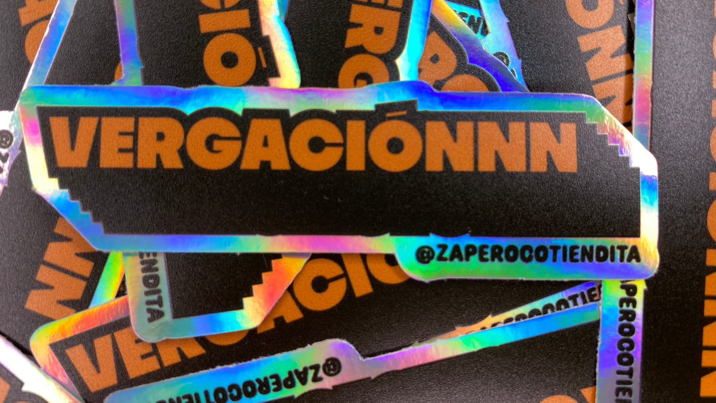 Sticker Vergación Holográfico