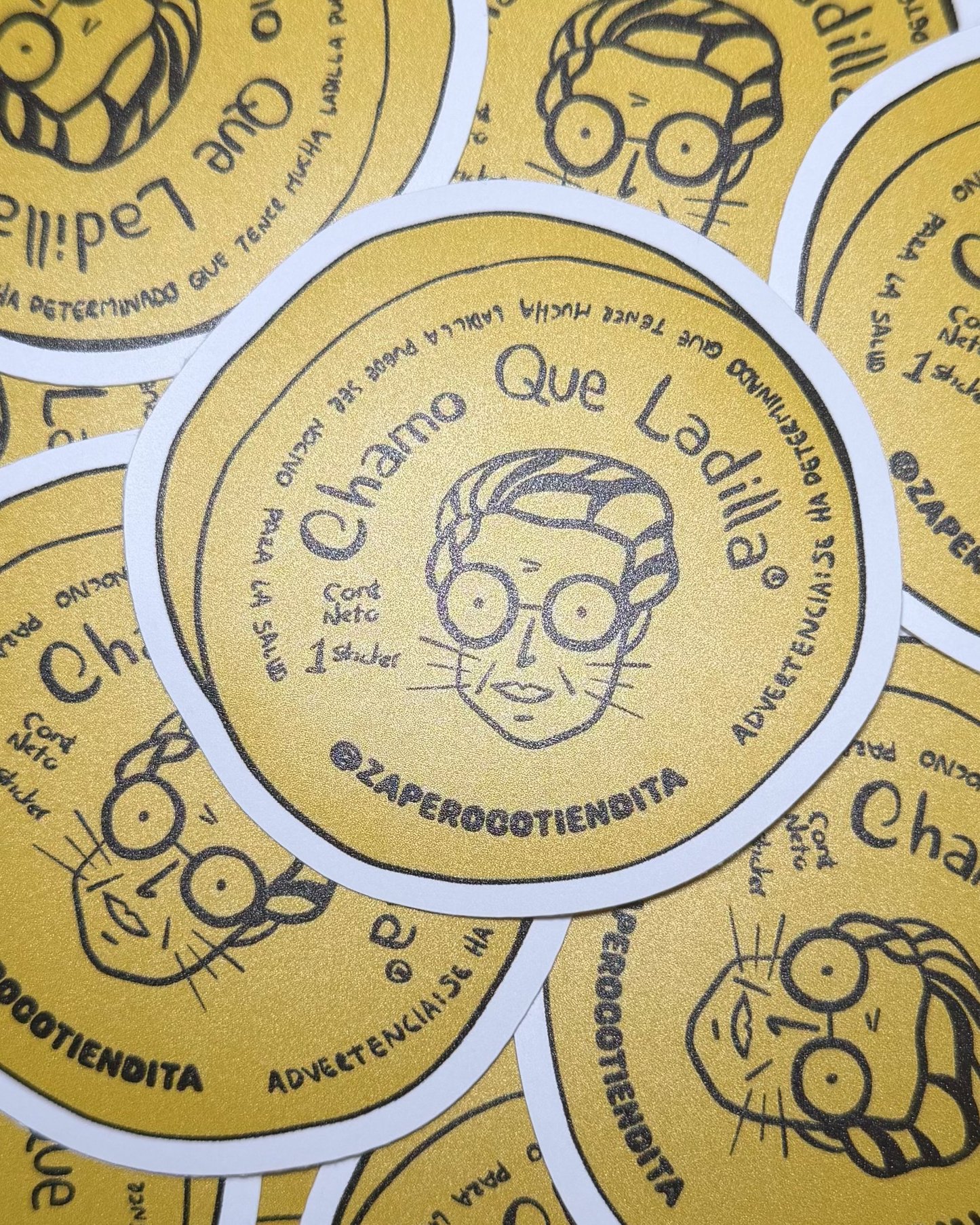 Sticker "Chamo que ladilla" Chimó