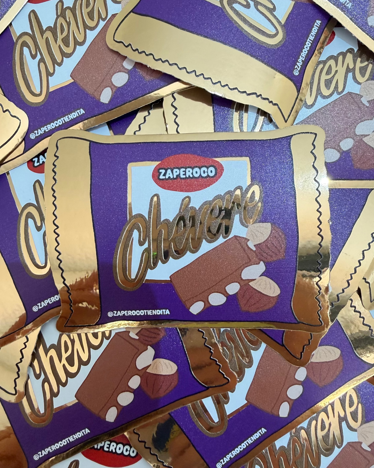 Sticker "Chévere" Carré Holográfico