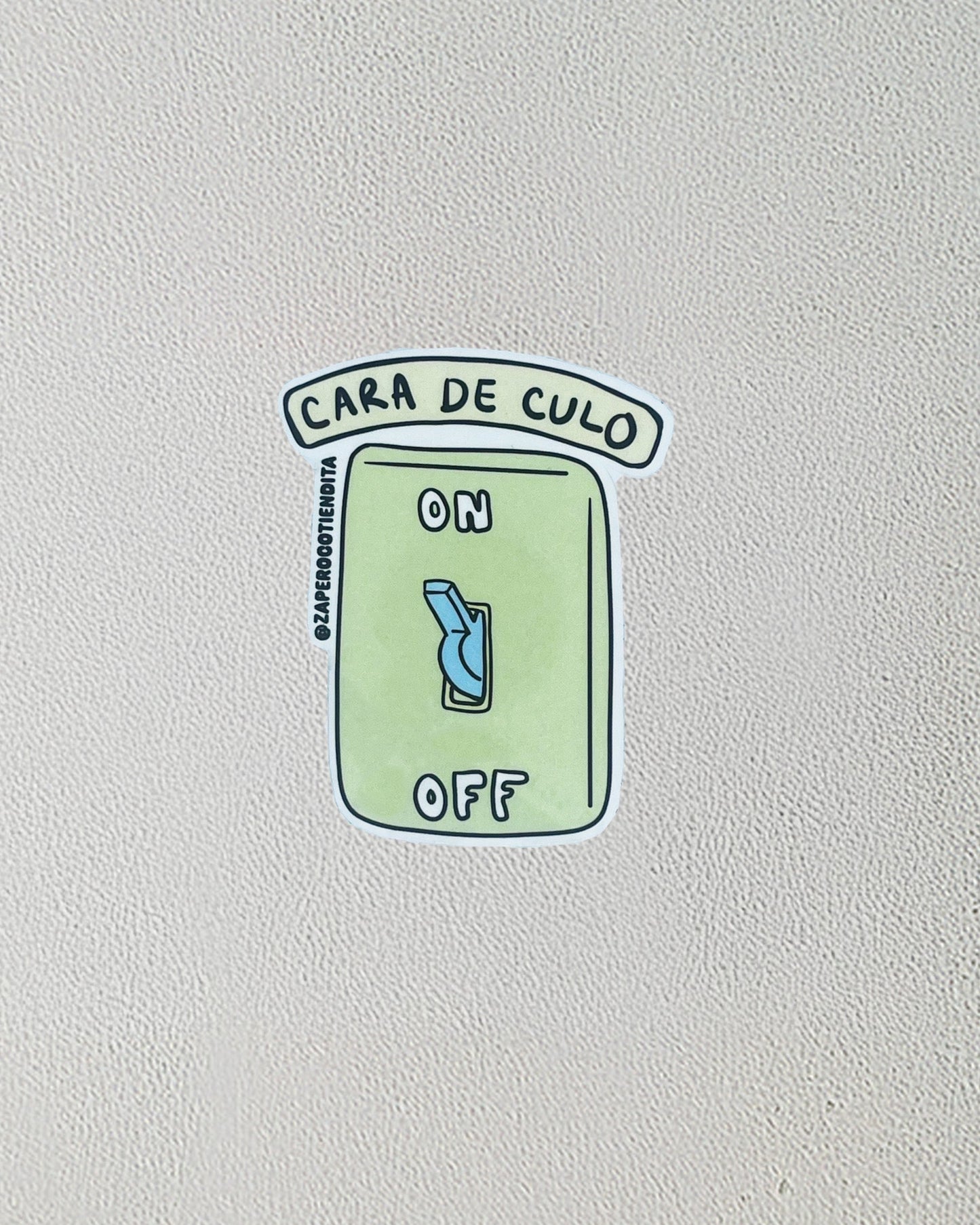 Sticker Cara de Culo ON