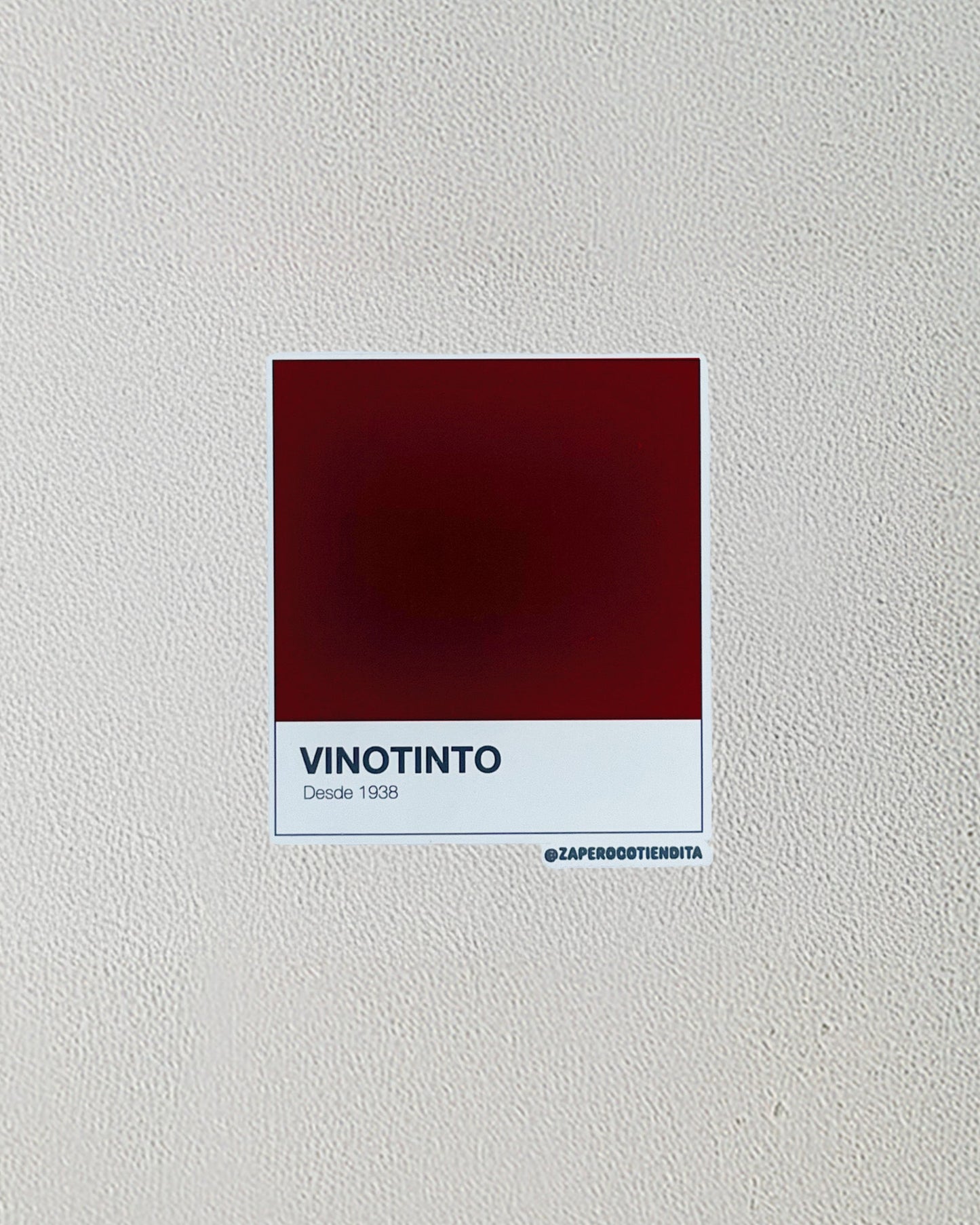 Sticker Pantone Vinotinto
