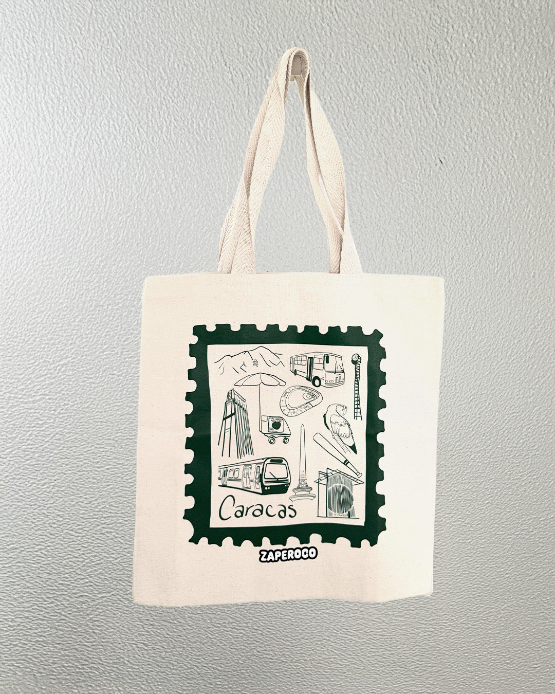 Tote Bag Caracas Verde