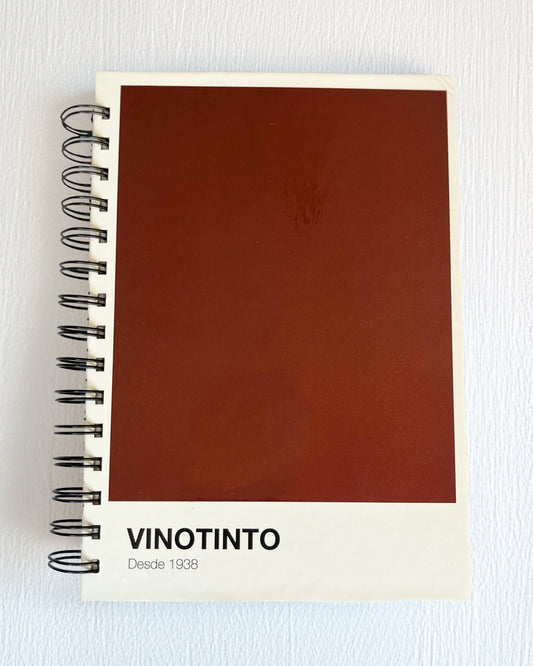 Cuaderno Pantone Vinotinto