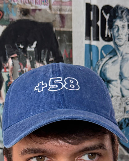 Gorra +58 Azul