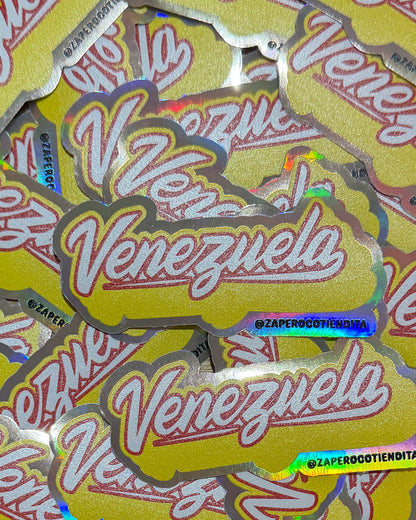 Sticker Venezuela Holográfico