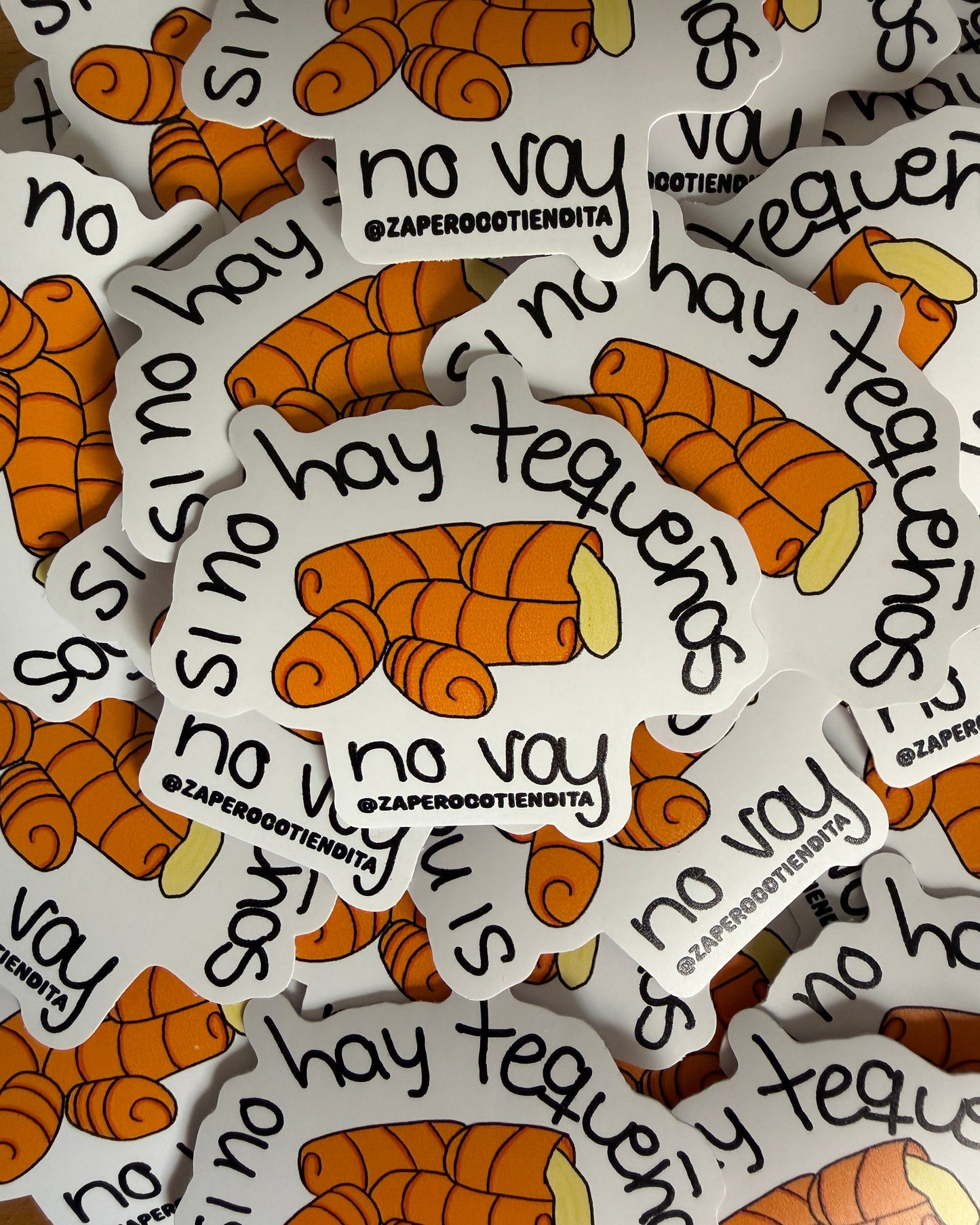 Sticker Si No Hay Tequeños No Voy