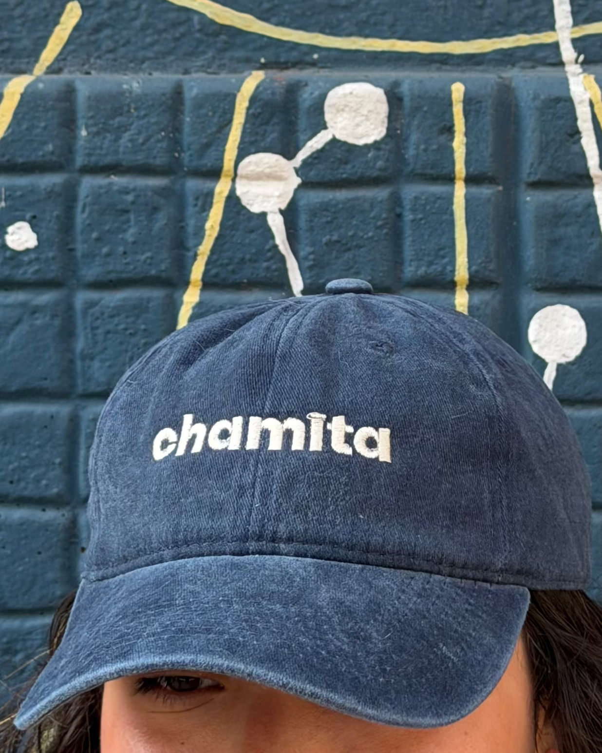 Gorra Chamito/Chamita Azul Oscuro