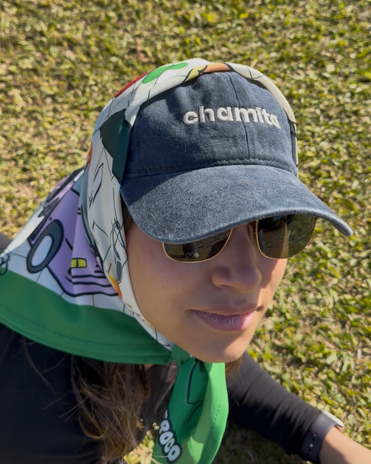Combo Pañoleta Caracas - Gorra Chamito/Chamita Azul