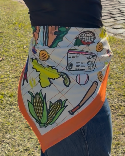 Combo Pañoleta Venezuela - Tote Bag Matecito y Tequeños