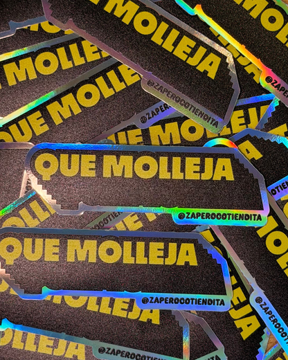 Sticker Que Molleja Holográfico