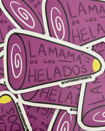 Sticker La Mamá de Los Helados