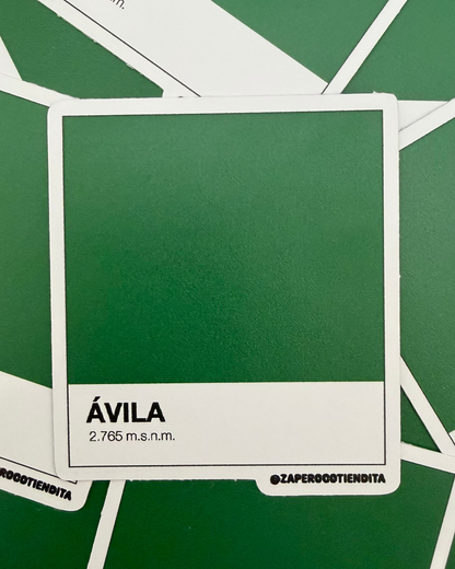 Sticker Pantone Ávila