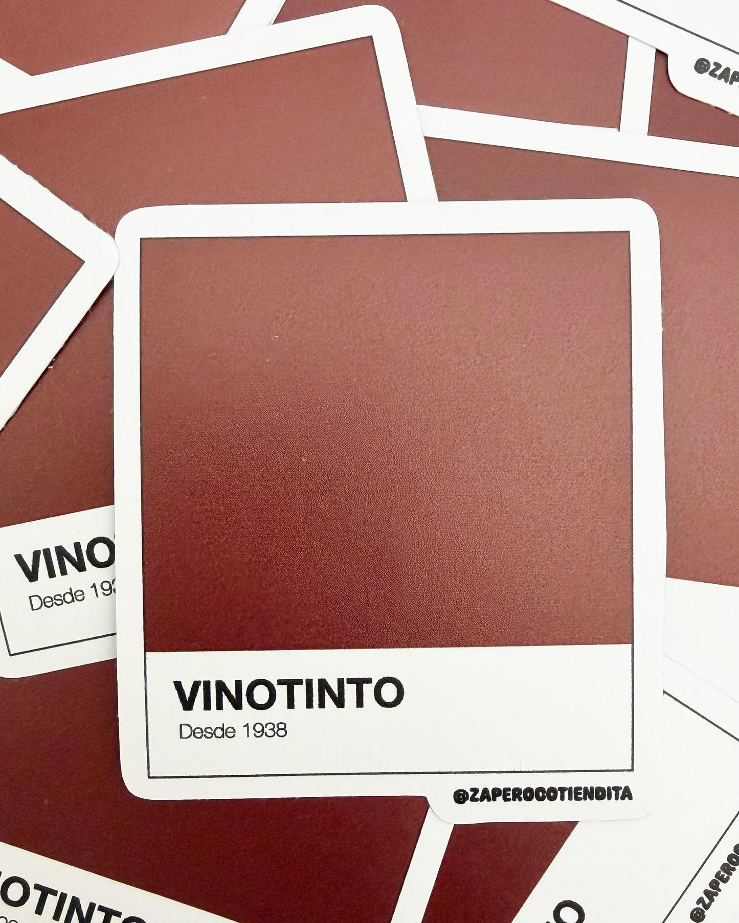 Sticker Pantone Vinotinto