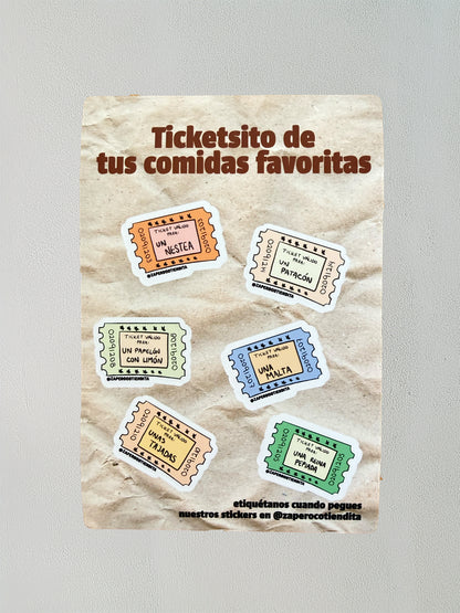 Planchita Ticketsitos