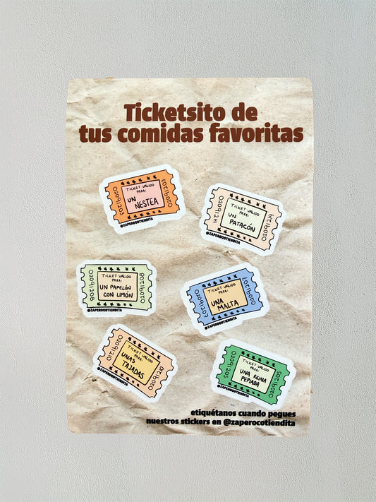 Planchita Ticketsitos