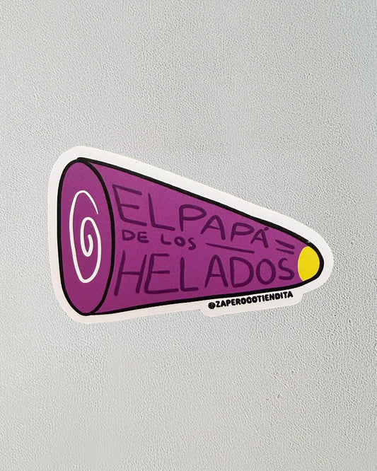 Sticker El Papá de los Helados