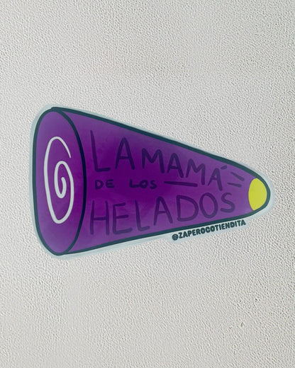 Sticker La Mamá de Los Helados