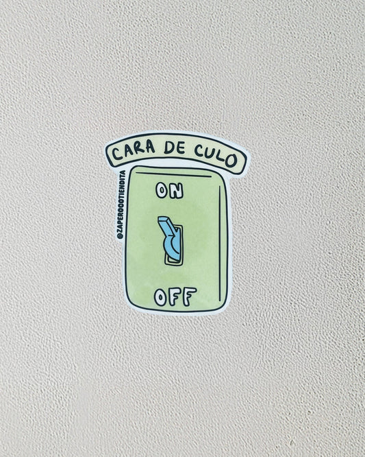 Sticker Cara de Culo ON