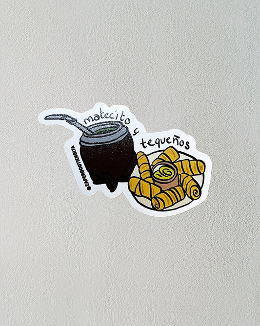 Sticker Matecito y Tequeños