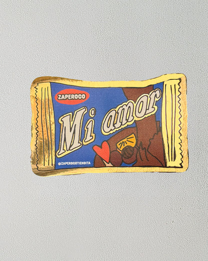 Sticker "Mi amor" Miramar Holográfico