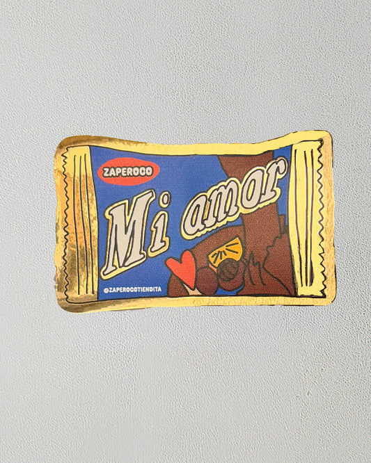 Sticker "Mi amor" Miramar Holográfico