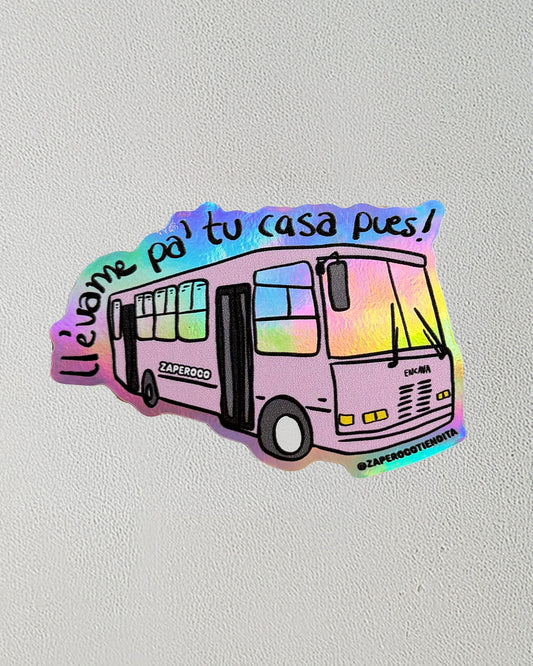 Sticker Camionetica Holográfico