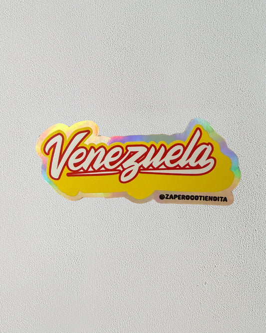 Sticker Venezuela Holográfico