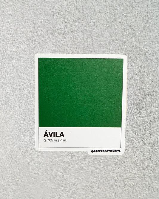 Sticker Pantone Ávila