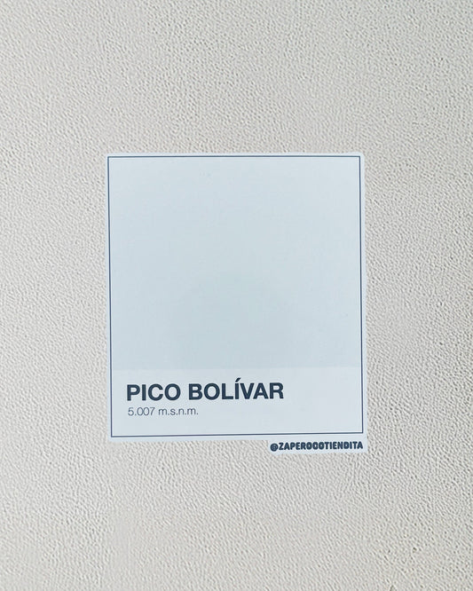 Sticker Pantone Pico Bolívar