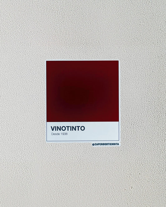 Sticker Pantone Vinotinto