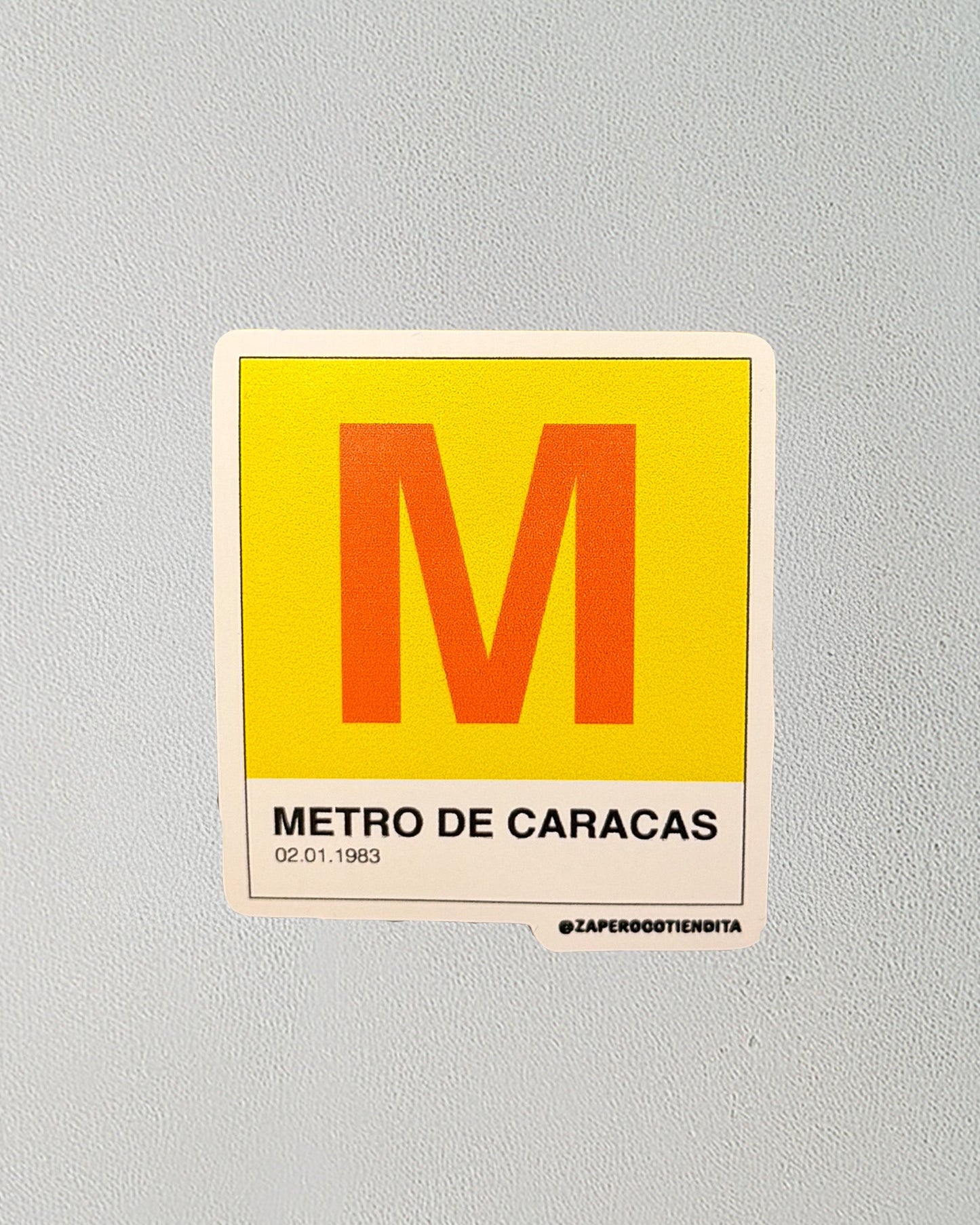 Sticker Pantone Metro de Caracas