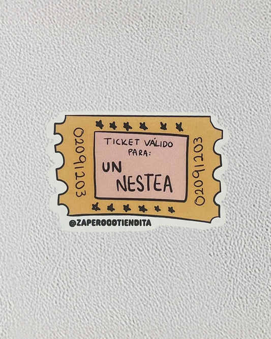Sticker Ticket Nestea