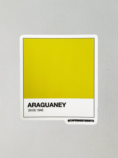 Sticker Pantone Araguaney
