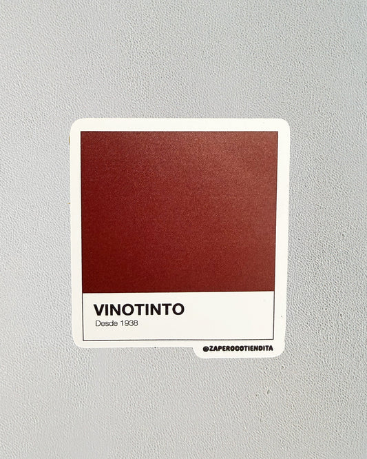Sticker Pantone Vinotinto