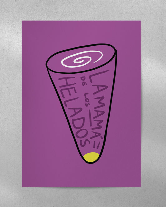 Afiche La Mamá de los Helados