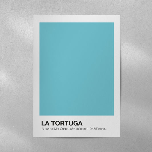 Afiche Pantone La Tortuga