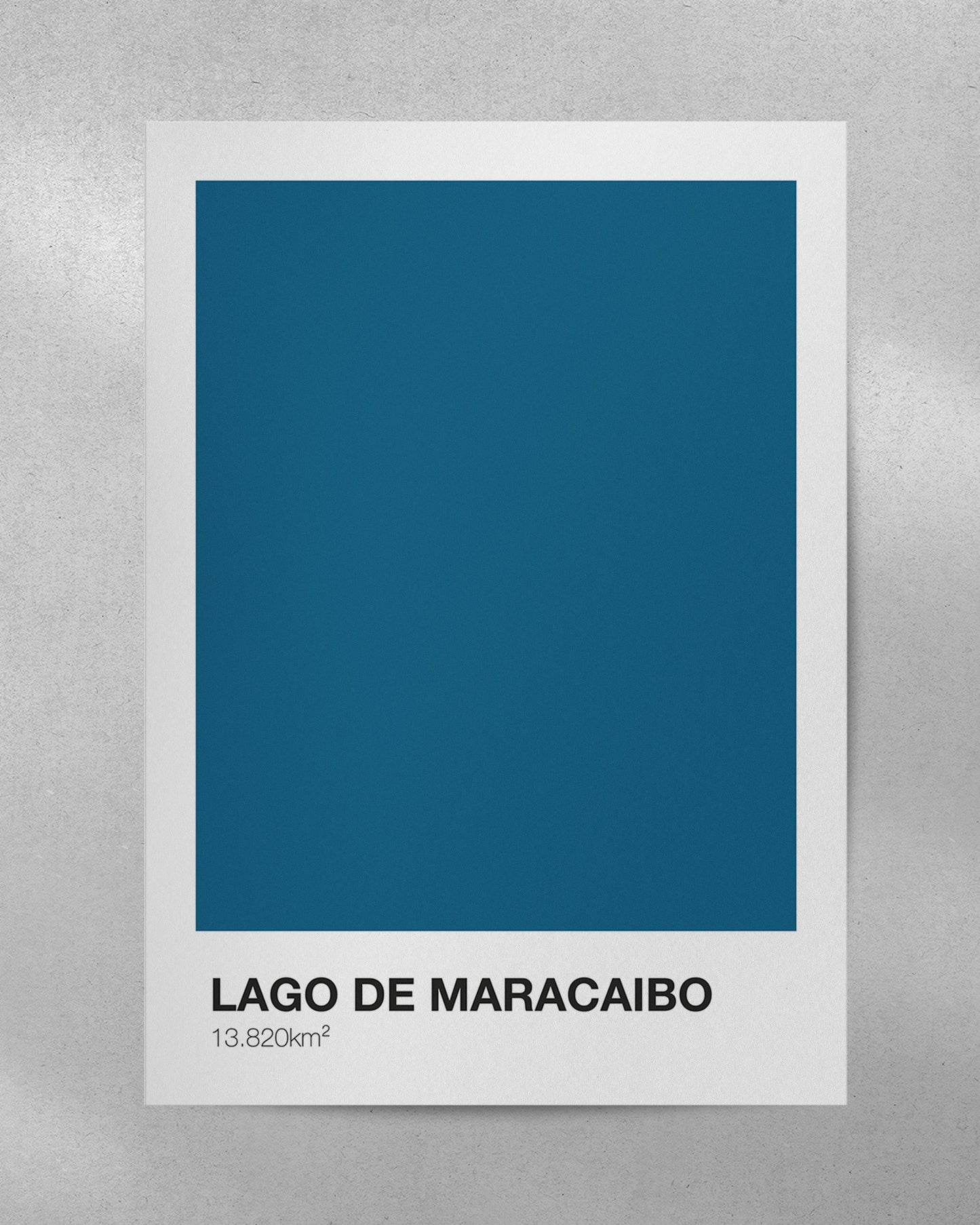 Afiche Pantone Lago de Maracaibo