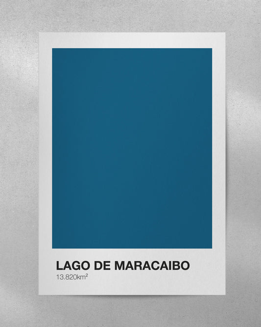 Afiche Pantone Lago de Maracaibo