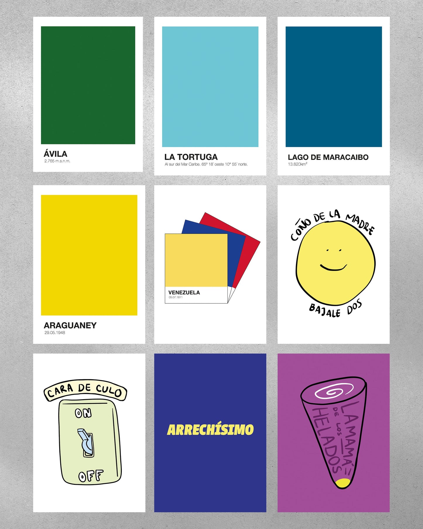 Combito pa' Decorar Mini - 1 Afiche + 2 Stickers