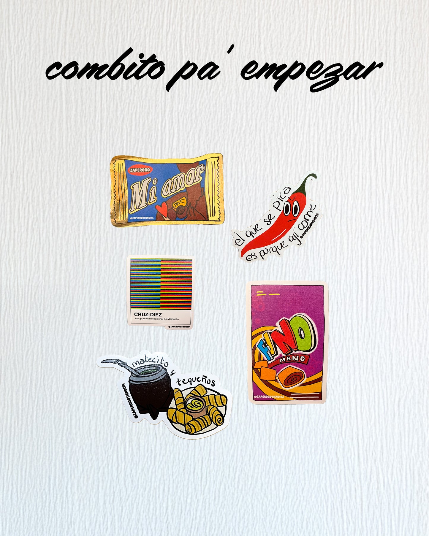 Combito pa' Empezar - 5 Stickers