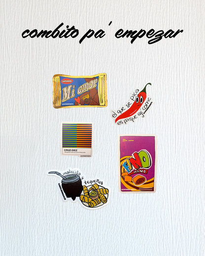 Combito pa' Empezar - 5 Stickers