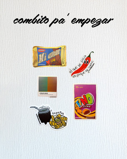 Combito pa' Empezar - 5 Stickers