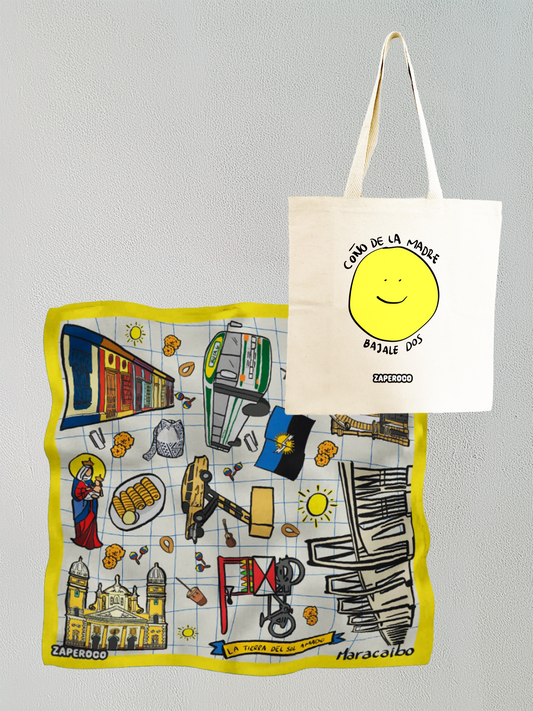 Combo Pañoleta Maracaibo - Tote Bag Coño de la Madre