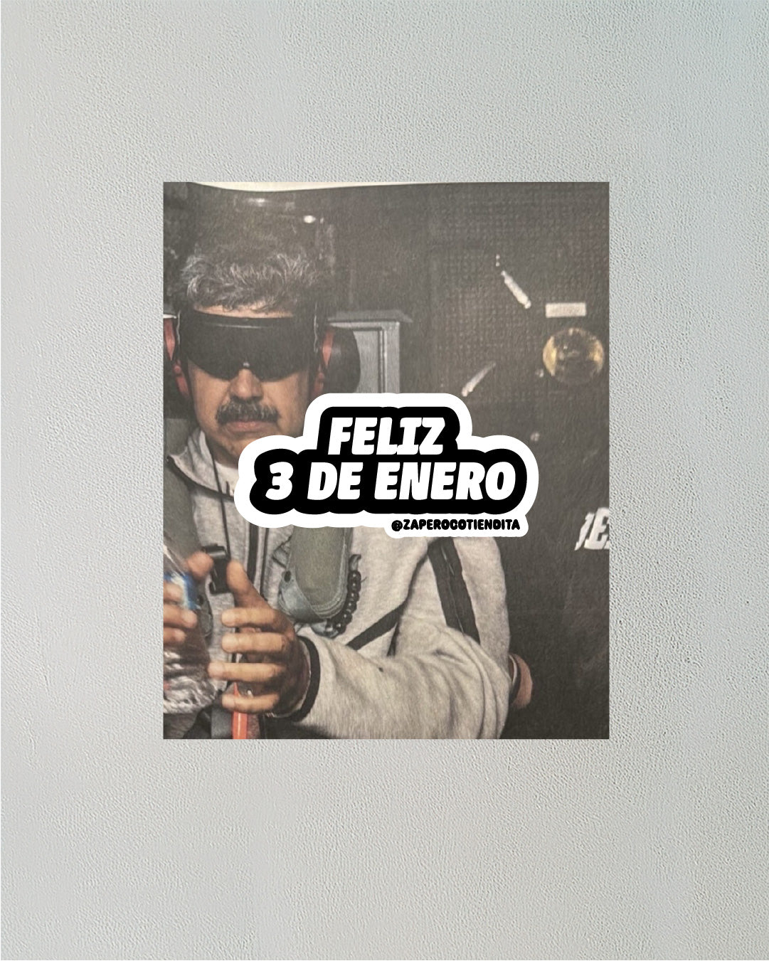 Sticker Feliz 3 de Enero Foto